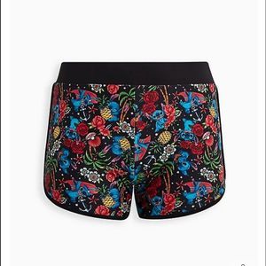 Torrid Dolphin Short - Disney Lilo & Stitch Tattoo Size 2X NWT
